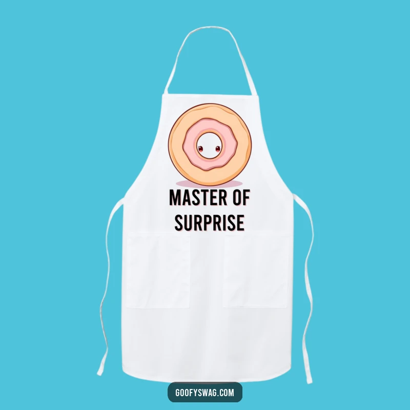 Funny Doughnut Hole Apron: Cook with Playful Curiosity and Sweet Humorous Style