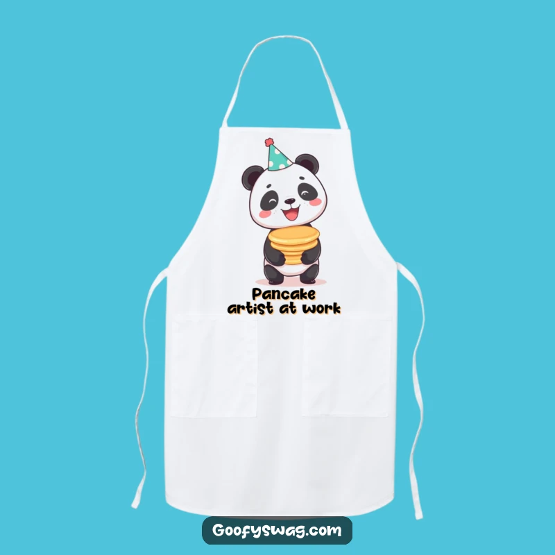 Funny Panda Pancakes Apron: Hilarious Kitchenwear for Sweet Celebrations