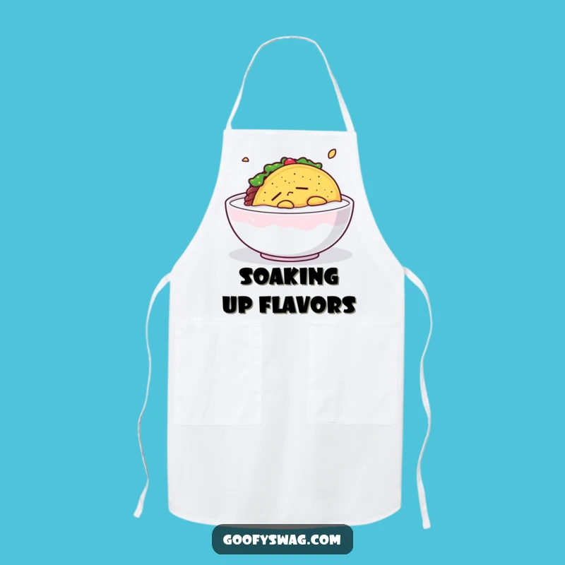 Funny Sleepy Taco Apron: Kitchen Comfort Taco, Perfect Gift for Relaxed Cooking