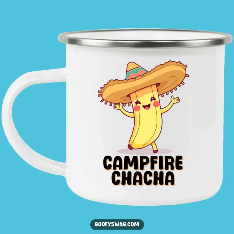Funny Banana Peel Camping Mug - Fiesta Outdoor Gift, Hilarious Present