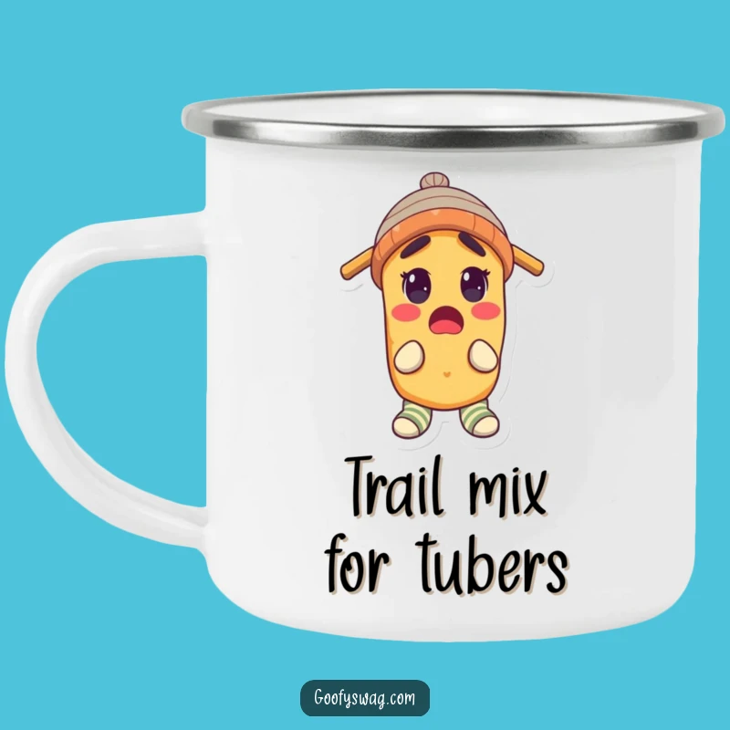 Durable Funny Potato Camping Mug - Quirky Spud Adventure Cup