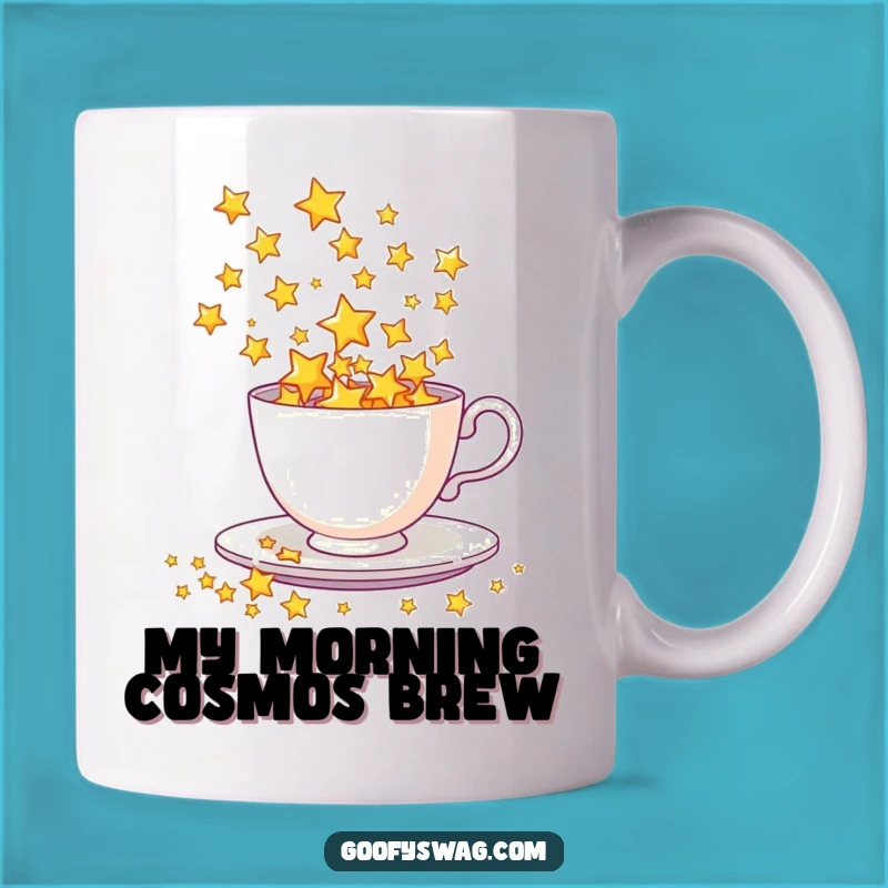 Funny Celestial Star Spill Mug - Dazzling Cosmic Tea Cup Gift
