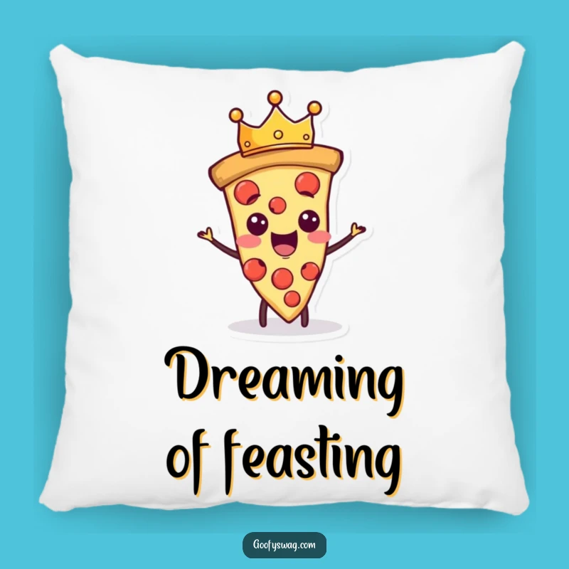 Funny Proud Pizza Slice Pillow: Cozy Comfort Fit for a King