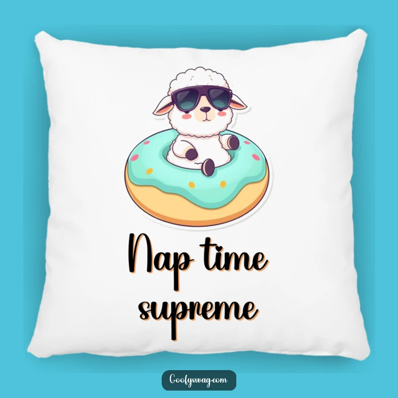 Funny Sheep Pillow: Soft & Hilarious Lounger for Your Cozy Spot