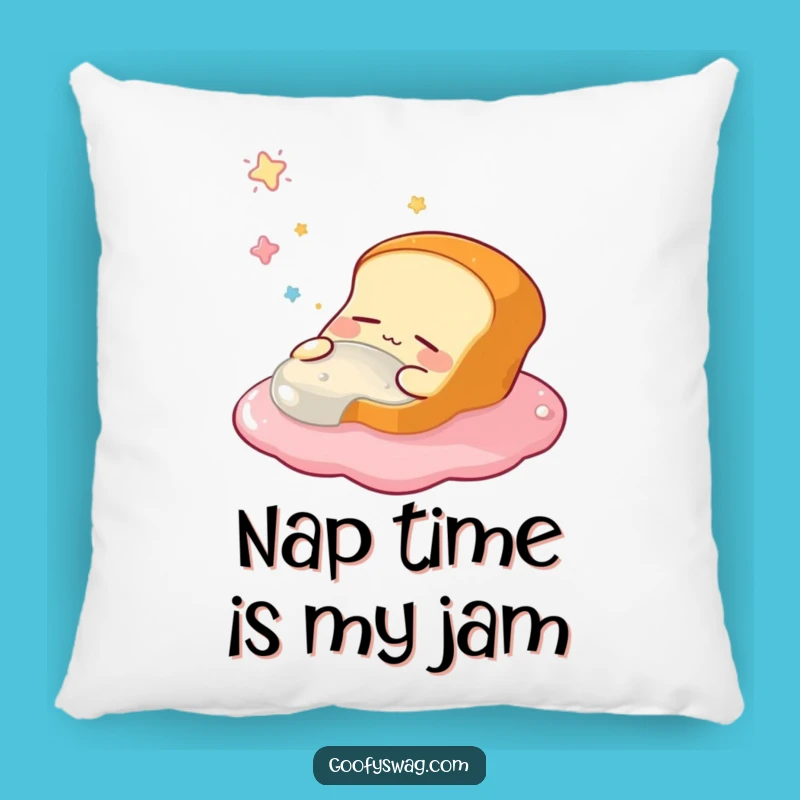 Funny Sleepy Bread Loaf Pillow: Nap Time Dreams of Jelly