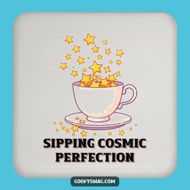 Funny Star Spill Drink Coaster - Celestial Teacup Protective Set
