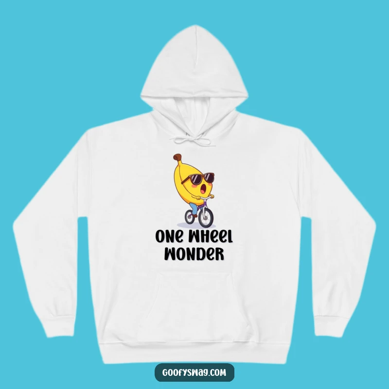 Funny Banana Unicycle Hoodie - Cozy & Hilarious Surprise Gift