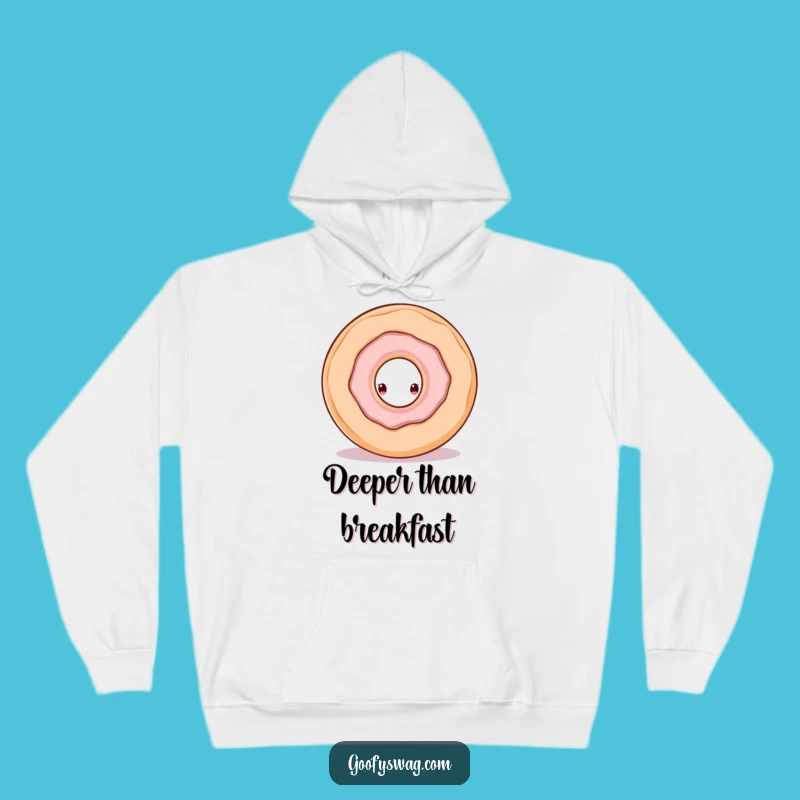 Funny Doughnut Hole Hoodie: Stay Cozy and Curious with This Humorous Apparel