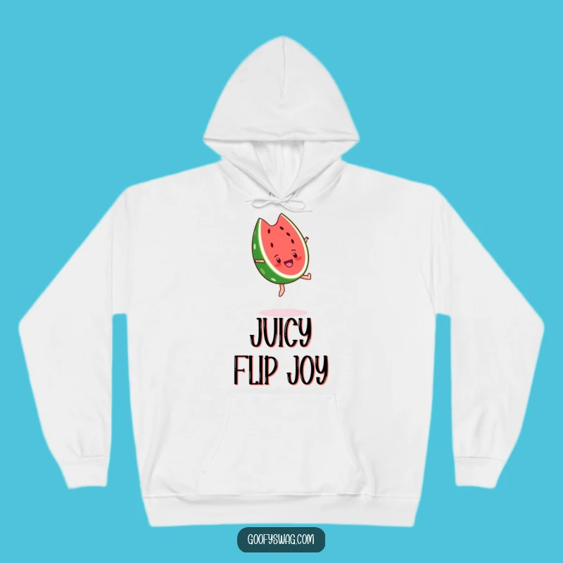 Funny Watermelon Backflip Hoodie - Cozy Comfort & Summer Vibes
