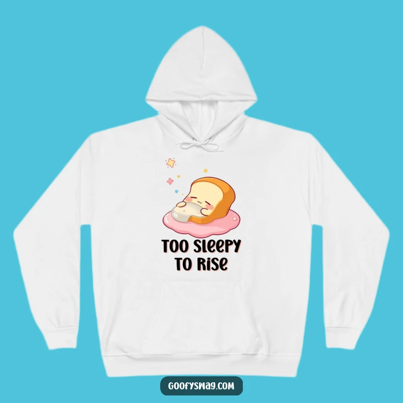Funny Sleepy Bread Loaf Hoodie: Cozy Dreams of Jelly and Comfort