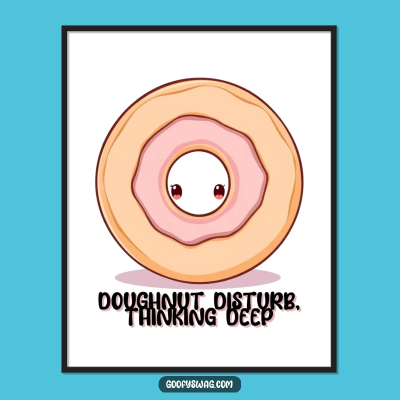 Free Printable Wall Art: Doughnut Surprise - Whimsical Downloadable Decor