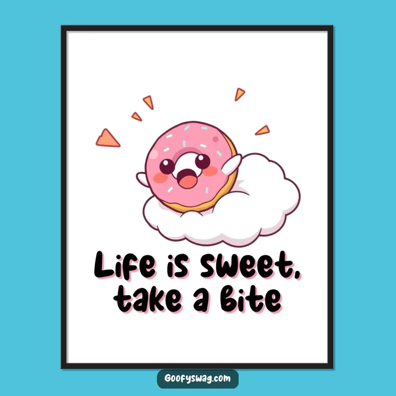 Funny Free Printable Donut Art: Whimsical Downloadable Wall Art for a Quirky Kitchen!