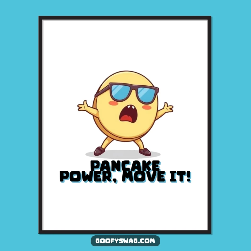 Funny Free Printable Pancake Art - Cool Breakdancing Pancake Downloadable Decor!