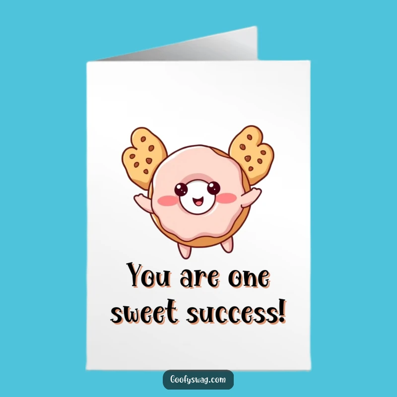 Whimsical Free Printable Donut Congrats Card - Flying High Downloadable!