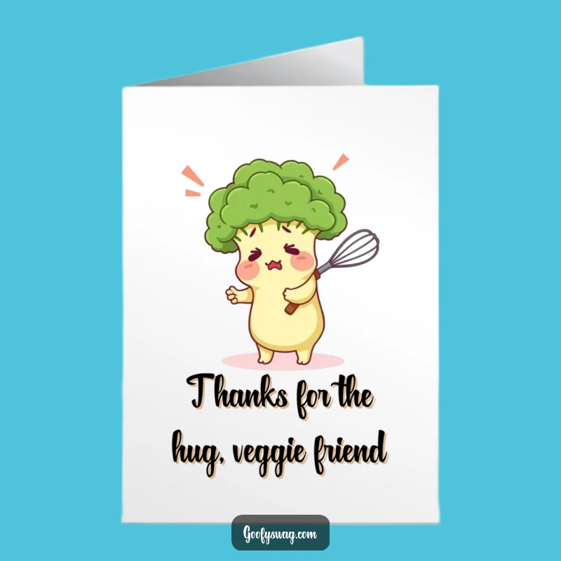 Hilarious Free Printable Thank You Card: Broccoli & Whisk Downloadable Gift of Gratitude