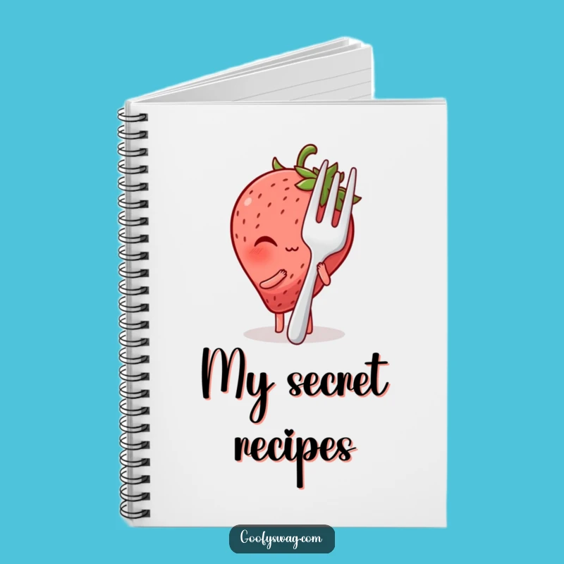Funny Blushing Strawberry Notebook: Jot Down Ideas with This Hilarious and Cute Journal