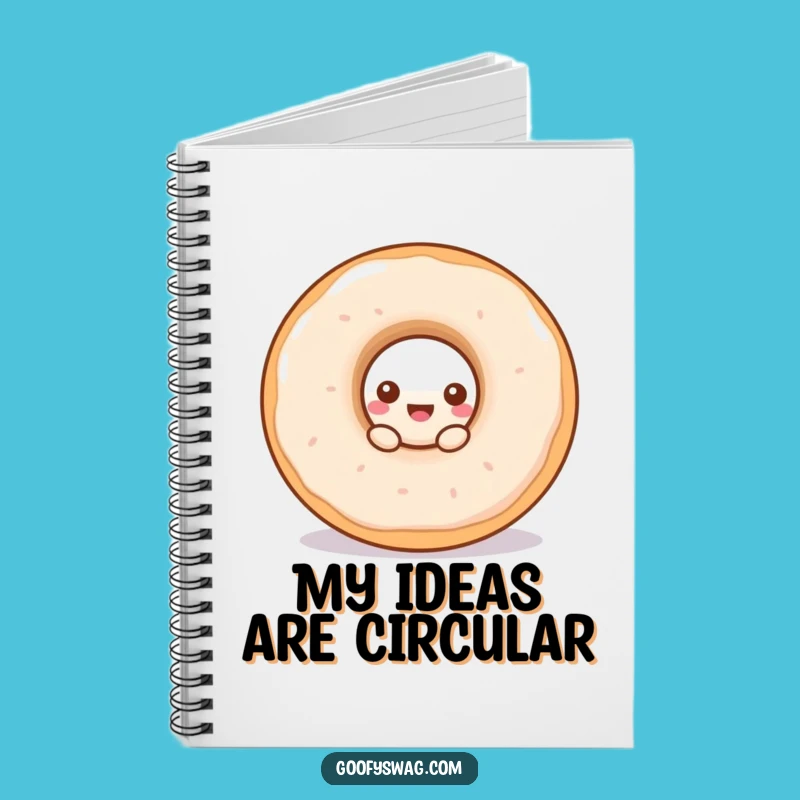 Funny Doughnut Peek Notebook: Hilarious Journal for Donut Lovers' Ideas and Doodles!