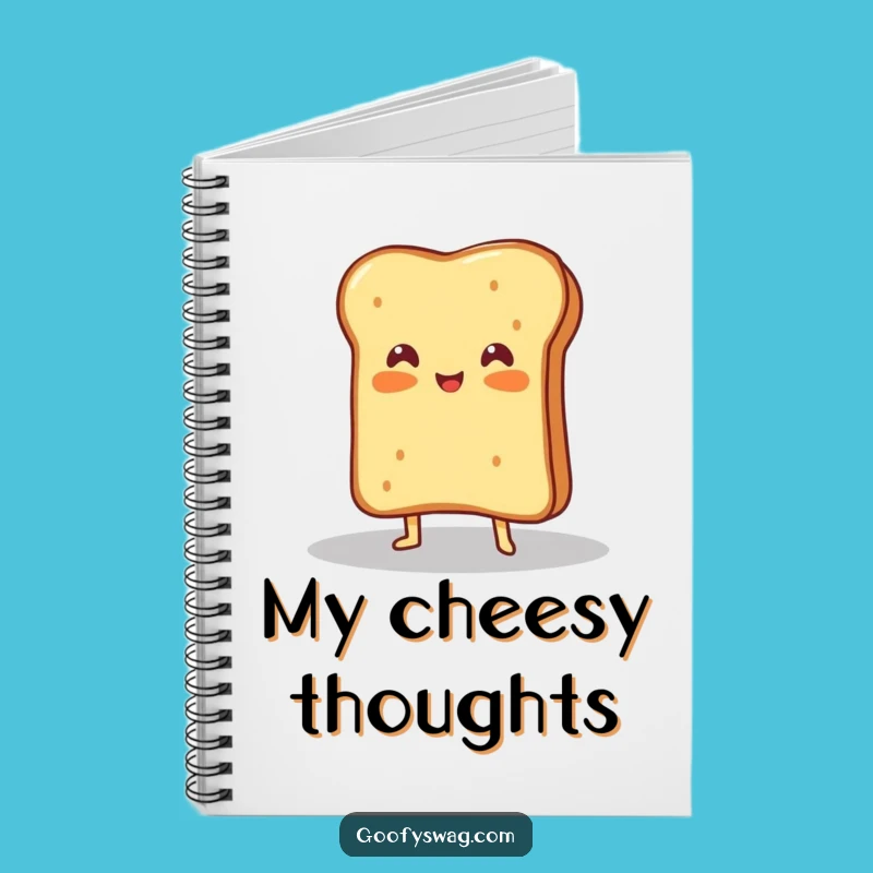 Funny Grilled Cheese Spotlight Notebook: Write Down Delicious Ideas!