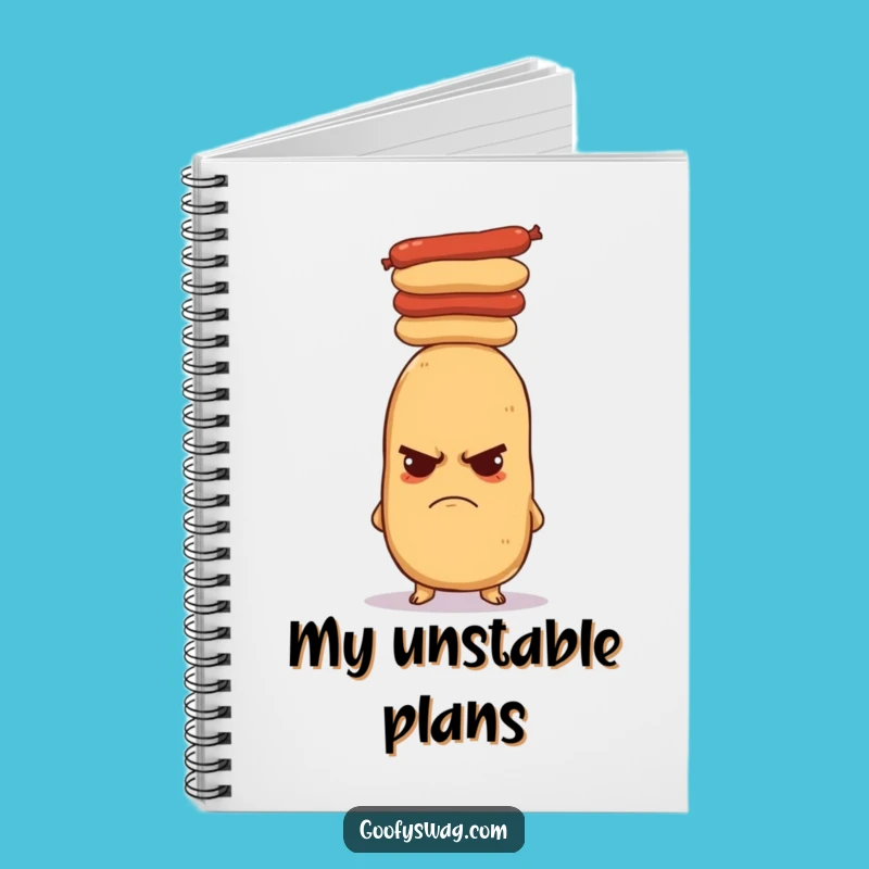 Funny Grumpy Potato Notebook - Jot Down Your Best (or Worst) Ideas