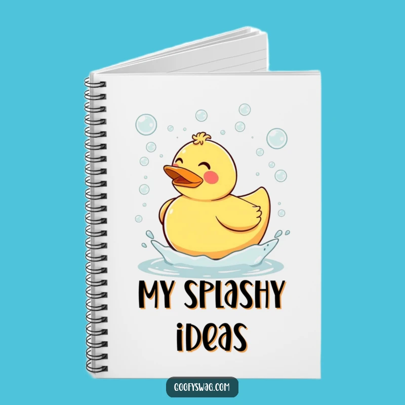 Funny Rubber Duck Notebook: Jot Down Bubbly Ideas, Great Gift