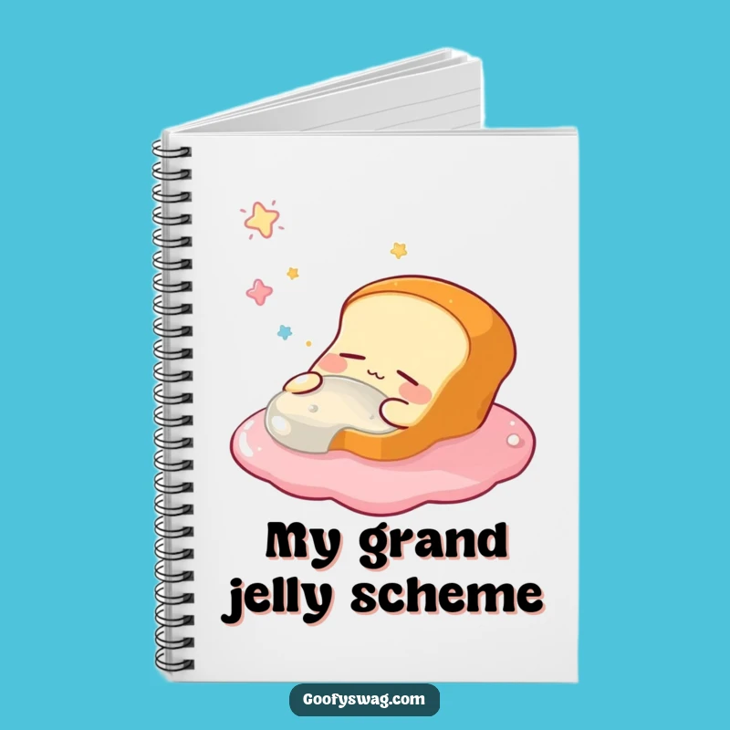 Funny Sleepy Bread Loaf Notebook: Jot Down Your Dreamiest Ideas