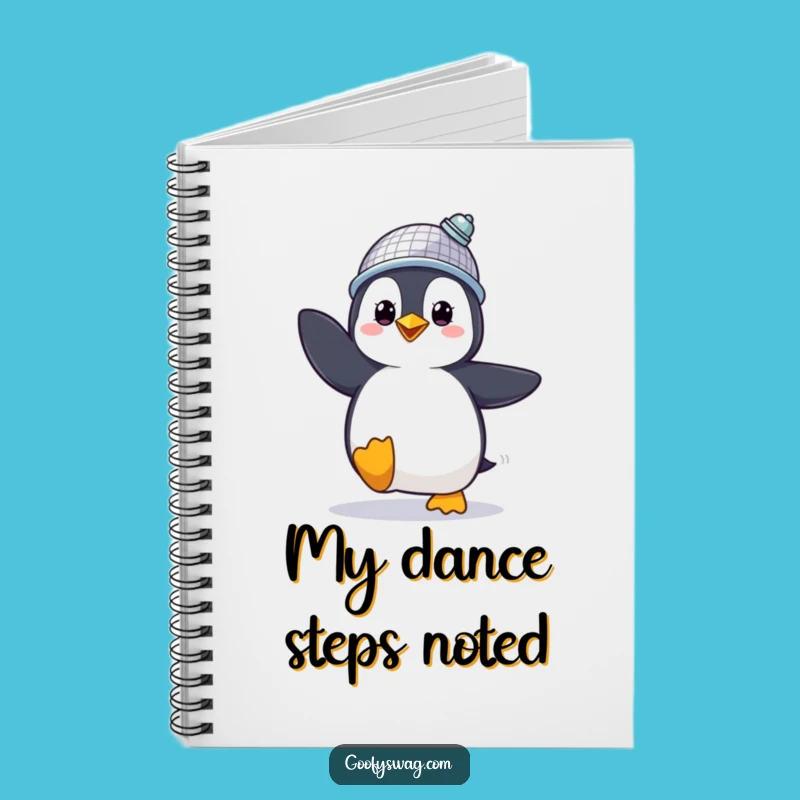 Funny Penguin Disco Notebook: Dance Notes - Gift!