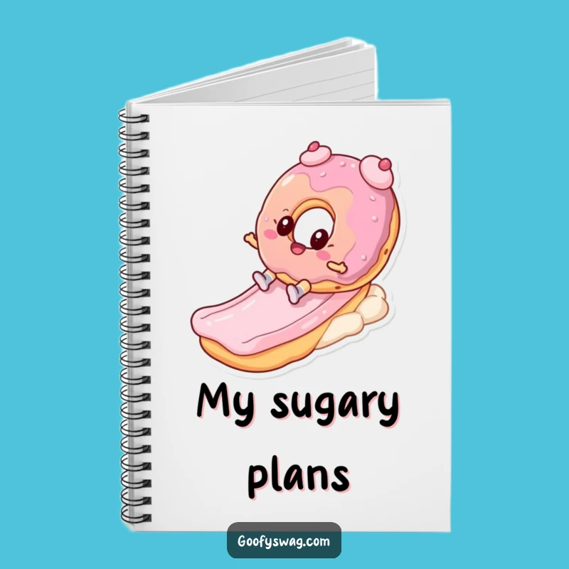 Funny Donut Slide Notebook: Write Down Sweet Thoughts with This Hilarious Journal