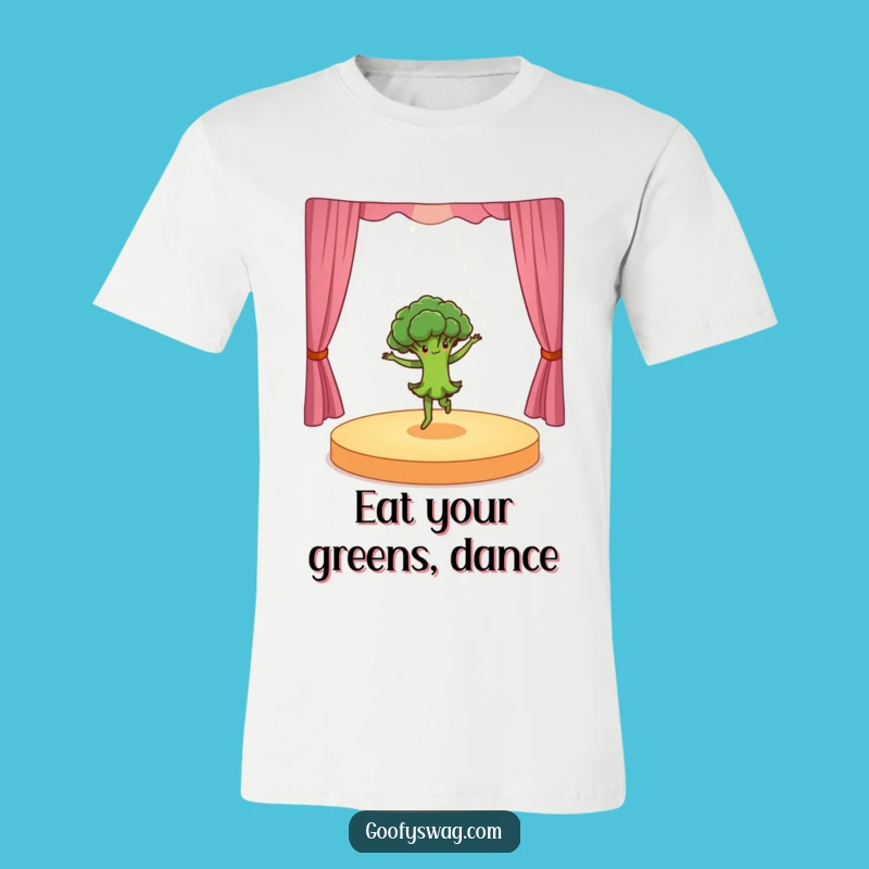 Funny Dancing Broccoli T-Shirt: Healthy Moves, Hilarious Gift