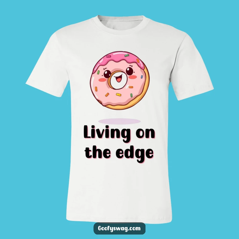 Funny Jelly Doughnut T-Shirt: Wobbly Balance Design, Ultimate Funny Gift Tee