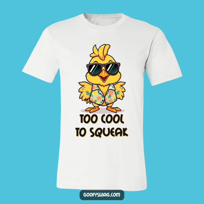 Funny Rubber Chicken Hawaiian Shirt T-Shirt - Cheerful Party Tee Gift