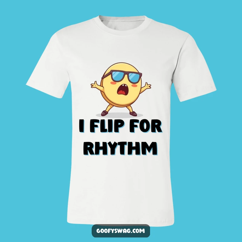 Funny Pancake Sunglasses T-Shirt: Breakdancing Breakfast Fun Gift