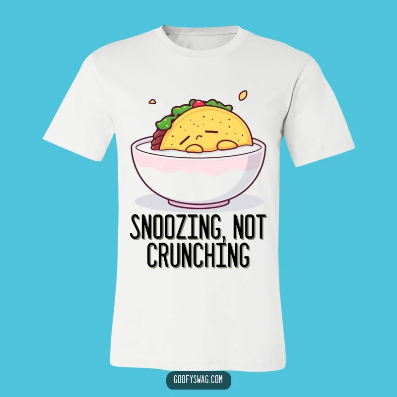 Funny Sleepy Taco T-Shirt: Relaxed Floating Taco, Perfect Gift for Taco Enthusiasts