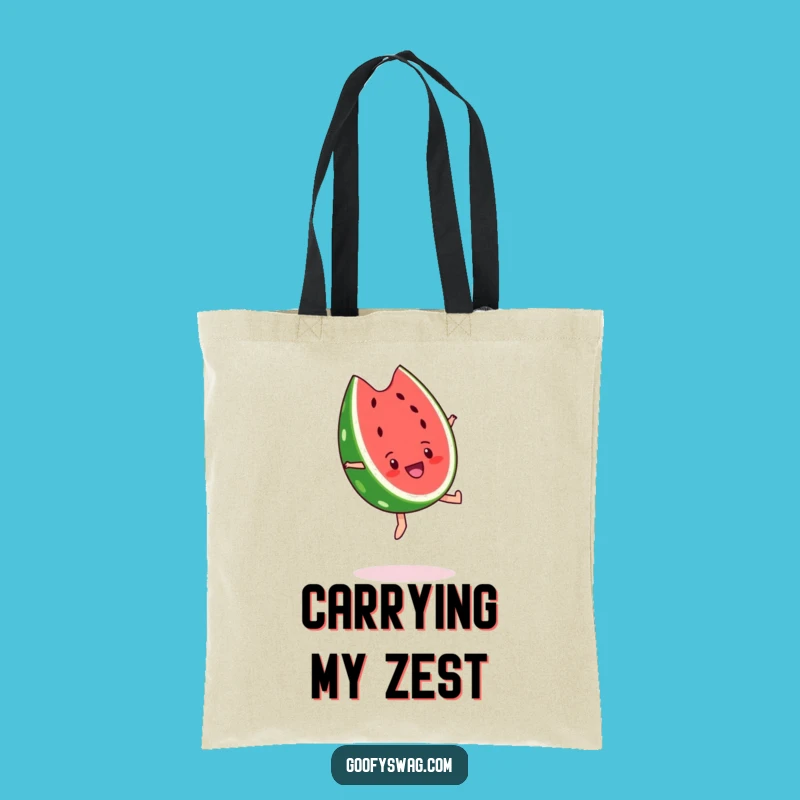 Funny Watermelon Backflip Tote Bag - Carry Your Summer Fun!