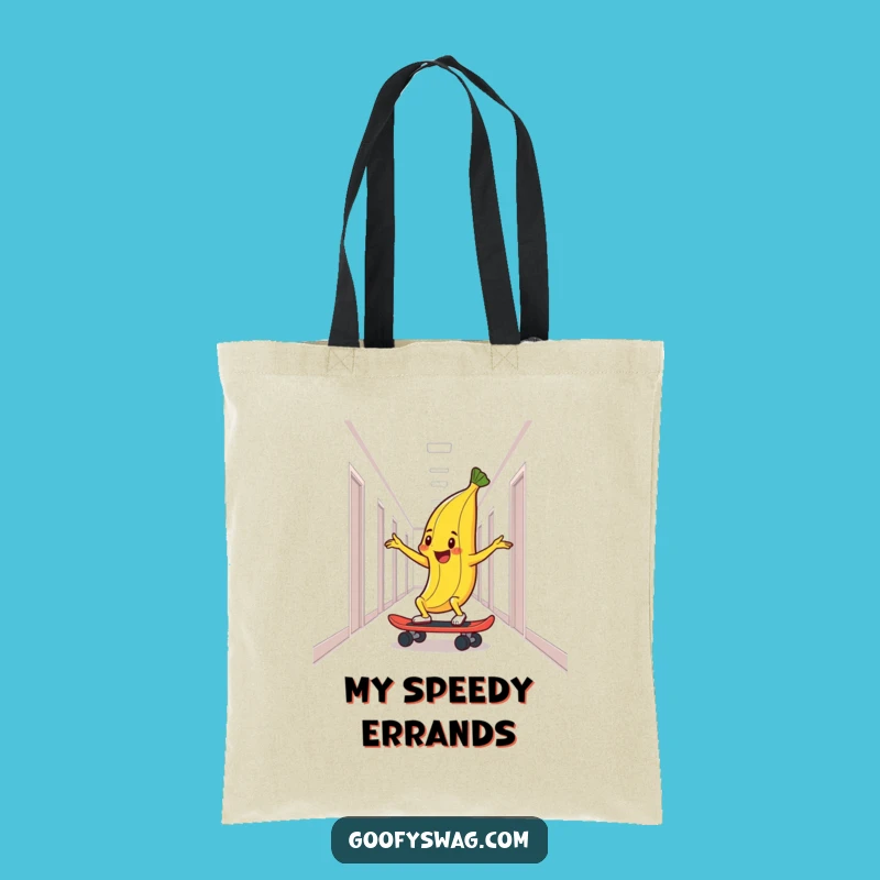 Funny Skateboarding Banana Peel Tote Bag - Carry Your Fun On the Go